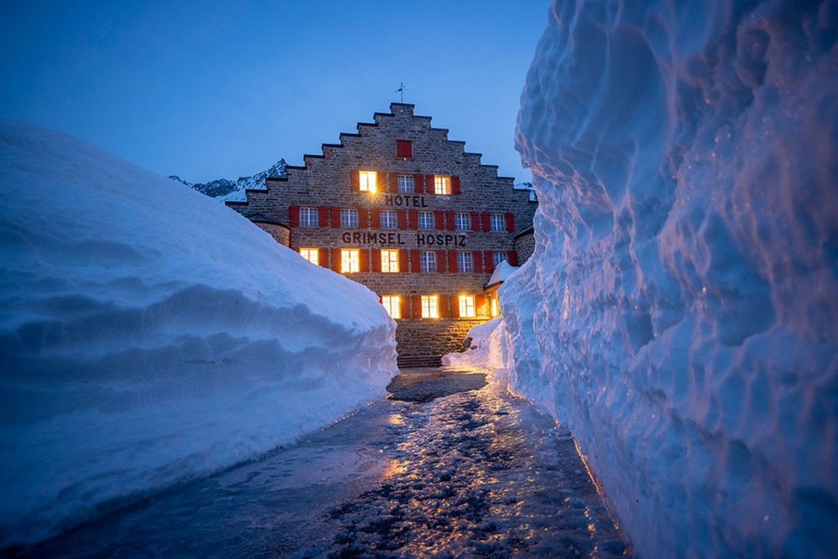 Winterruheoase Grimsel Hospiz Rauszeit Hideout-Hotels Schweiz