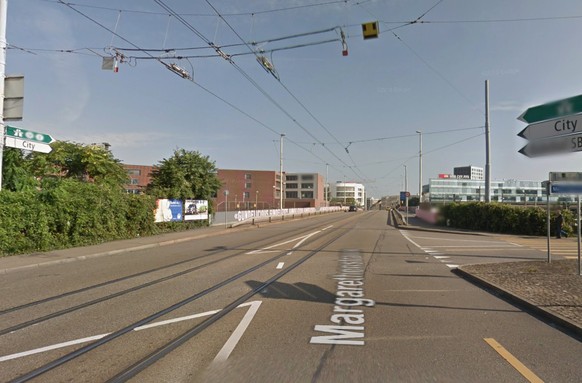 Die Margarethebrücke in Basel.