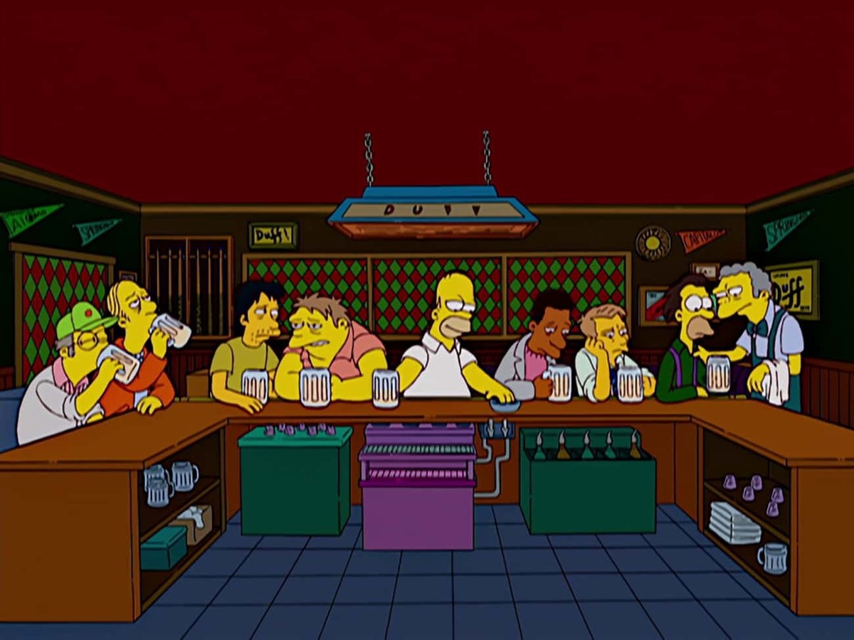 Dans un épisode des Simpsons.