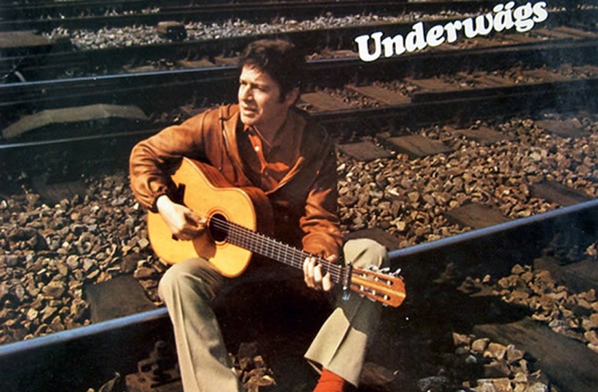 Dieter Wiesmann auf dem Albumcover von «Unterwägs».