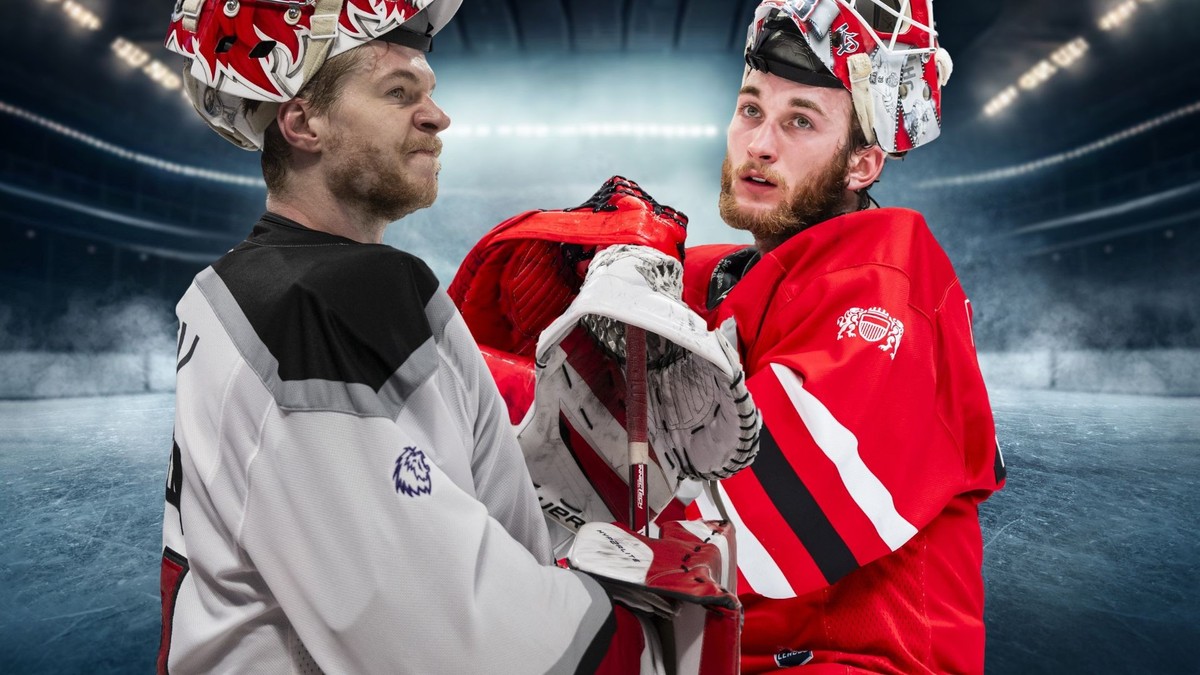 Qui de Connor Hughes (à gauche) ou Kevin Pasche sera le portier titulaire du Lausanne HC?