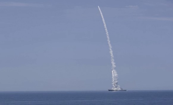 Russian warship in the Black Sea