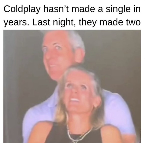 Coldplay Kiss-Cam Memes