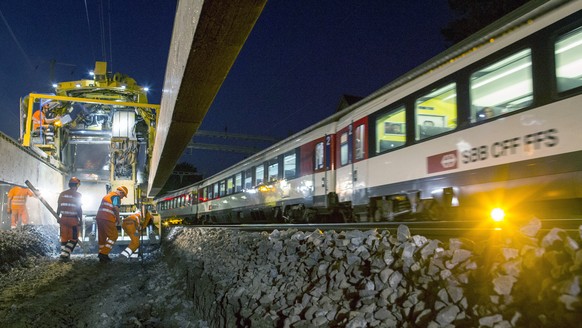 Gleisarbeiten können zu Verspätungen führen.