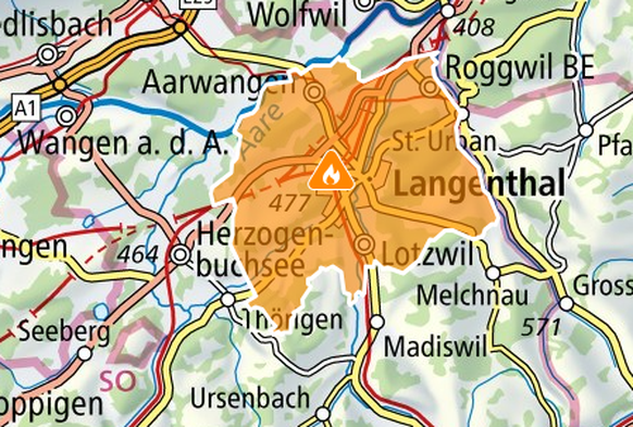 Brand in Langenthal BE. (28.07.2026)
