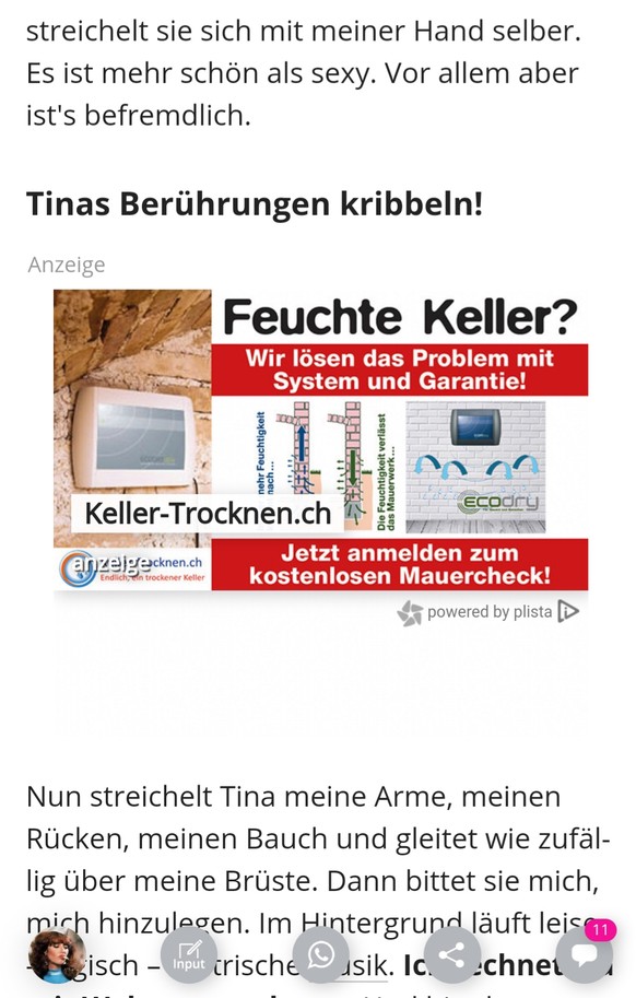 Tantra-Tina, ihre Latexhandschuhe und mein Orgasmus
Die passendste Werbung ever!