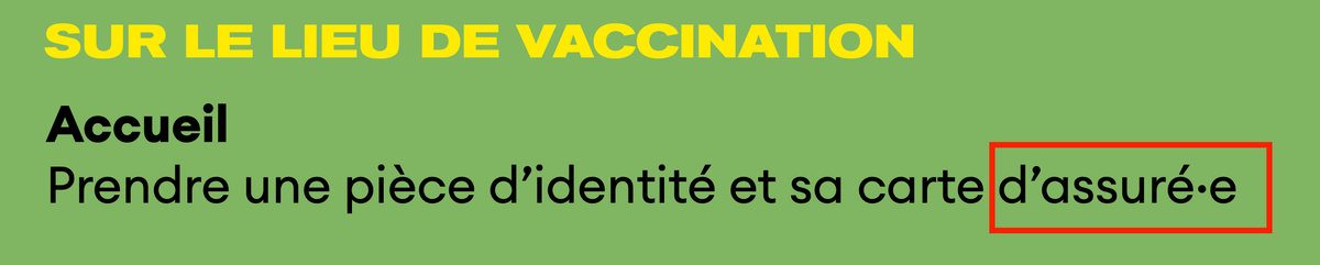 L'utilisation du point médian fait partie des règles du langage inclusif