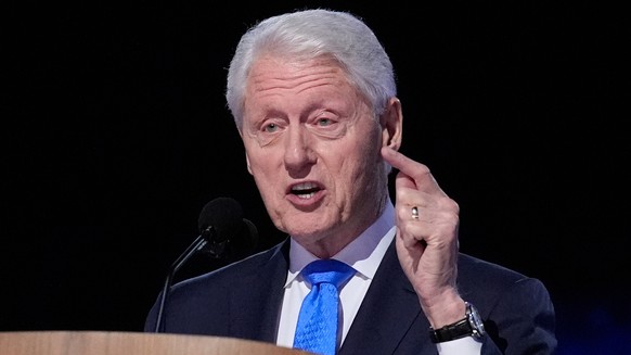 FILE - Former President Bill Clinton speaks during the Democratic National Convention Aug. 21, 2024, in Chicago. (AP Photo/Brynn Anderson, File)
Epstein Congress Clintons
