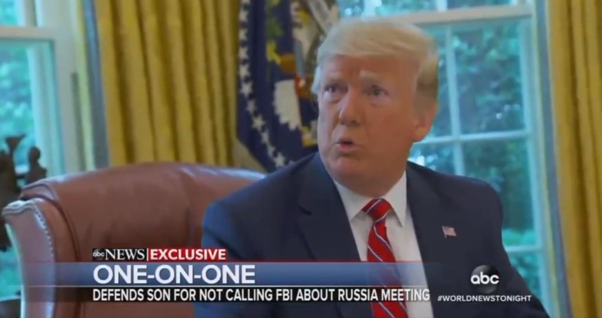 Donald Trump wurde im Oval Office interviewt – seine Aussagen geben zu reden.