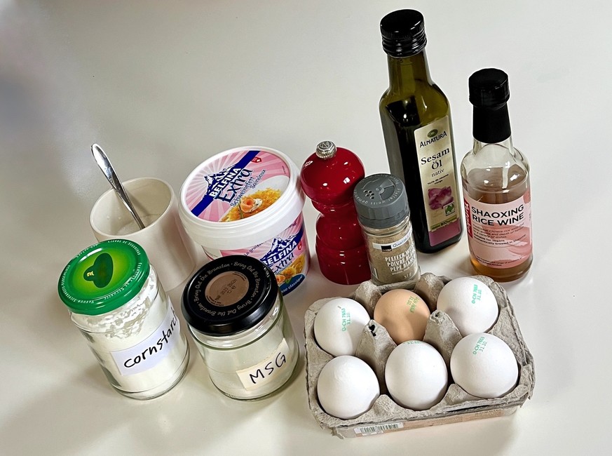 Cantonese scrambled eggs - kantonesische Rühreier. Ein Selbstversuch.