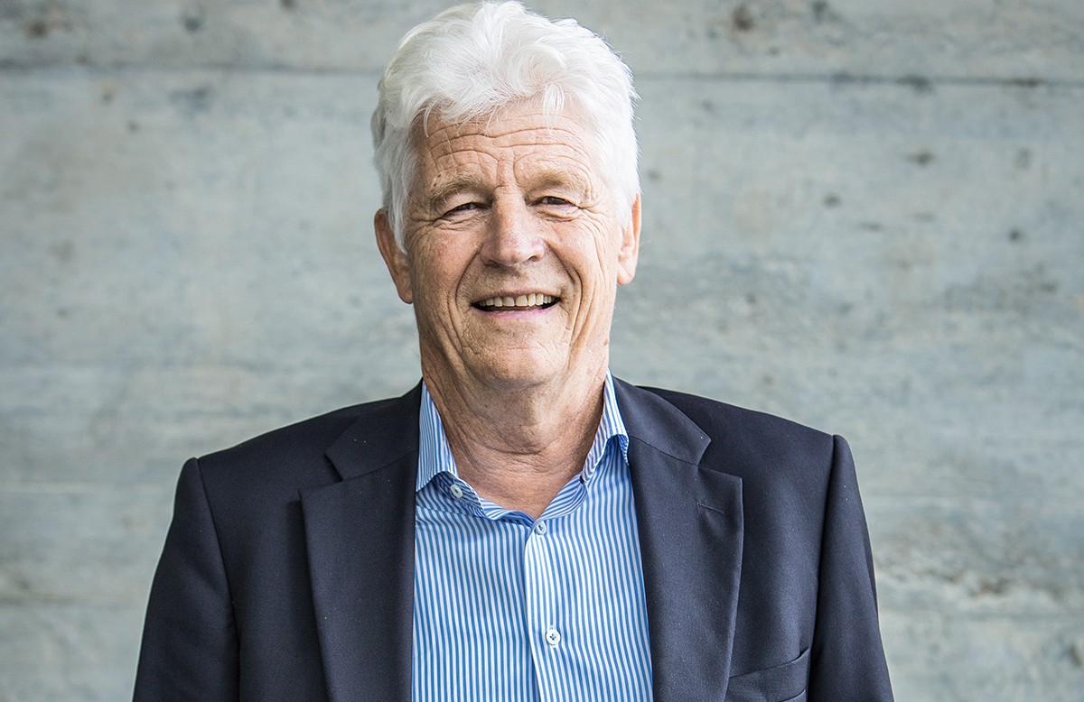 Der ehemalige SBB-Chef Benedikt Weibel. Aufgenommen am 30. Juni 2014 beim Medienhaus der Aargauer Zeitung in der Telli in Aarau.