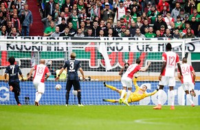 Entscheidung vom Penaltypunkt aus für Augsburg.