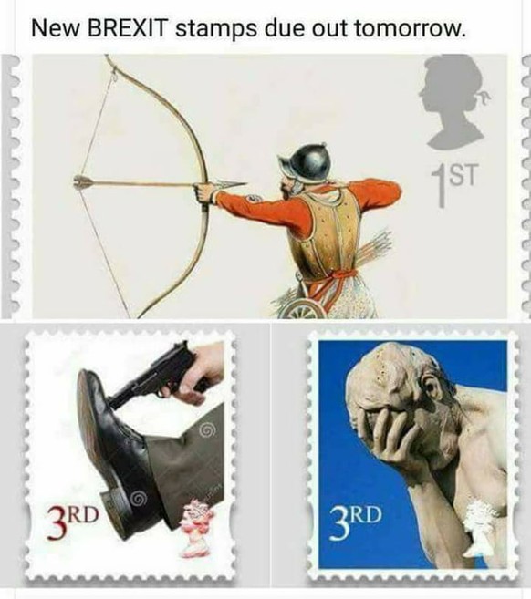 Krachende Niederlage für May – britisches Unterhaus lehnt Brexit-Deal erneut ab
Die neuen Briefmarken in der UK