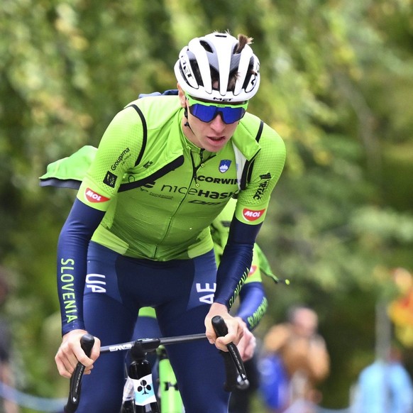 UCI Road World Championships Zurich 27/09/2024 Zurich, Switzerland - September 27 : Pogacar Tadej SVN during a training session ahead of the UCI 2024 Road World Championships cycling race and Time Tri ...