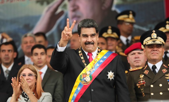 Nicolas Maduro kann bisher auf die Unterstützung des Militärs zählen.