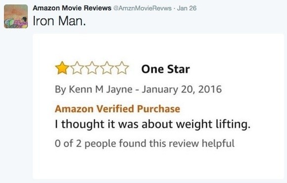 Iron Man lustige Review
