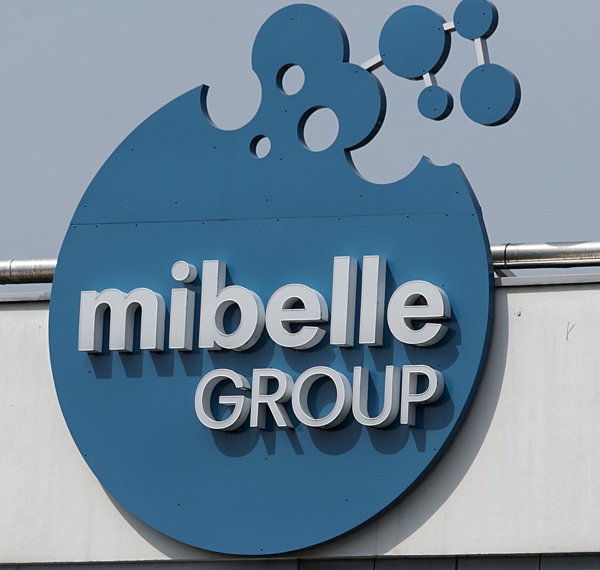 Logo der Mibelle Group in Frenkendorf, fotografiert am Donnerstag, 24. August, 2017. (KEYSTONE/Georgios Kefalas)
