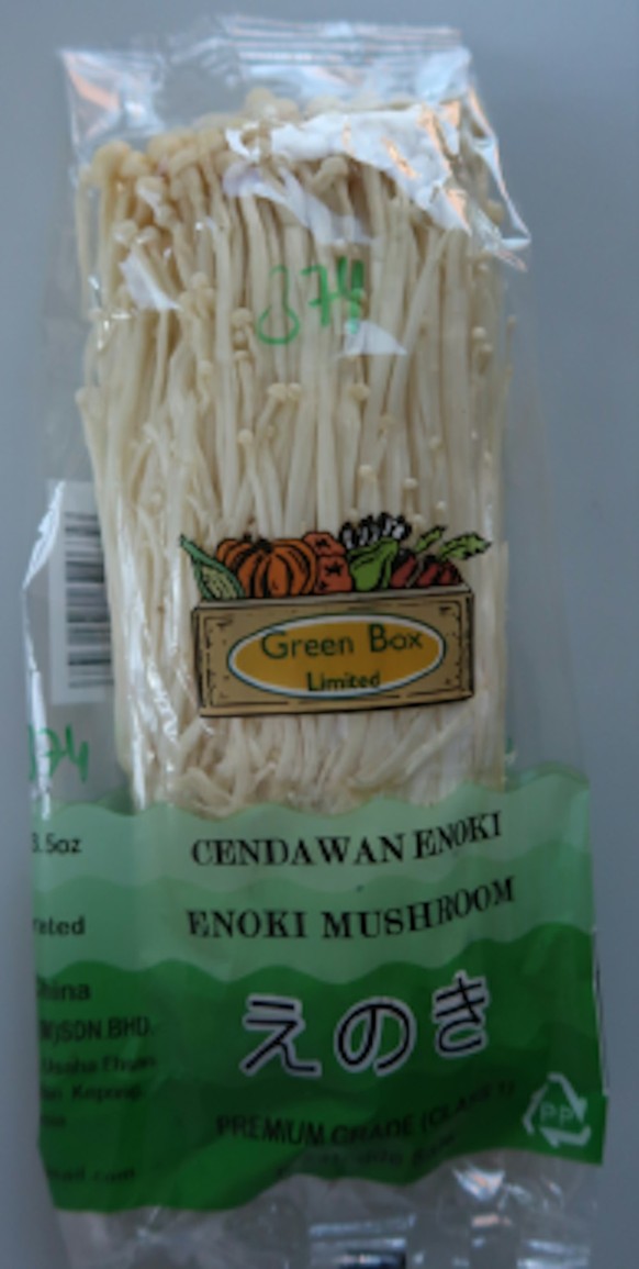 Rückruf vom 6. Mai 2026: Enoki Pilze von Green Box Limited