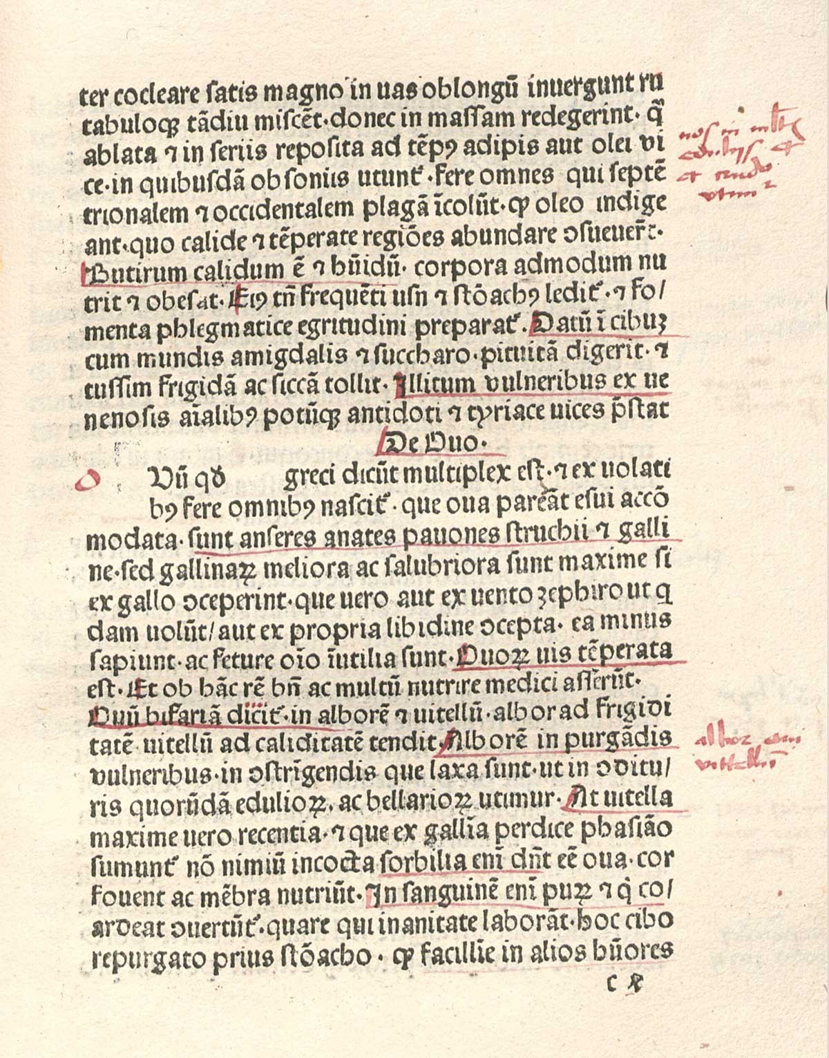 Blick in das erste Kochbuch der Welt: «De honesta voluptate et valetudine».
https://www.deutsche-digitale-bibliothek.de/item/CA6GJTTOWYOVHI7DKBEI3N3XAWHAAAEJ