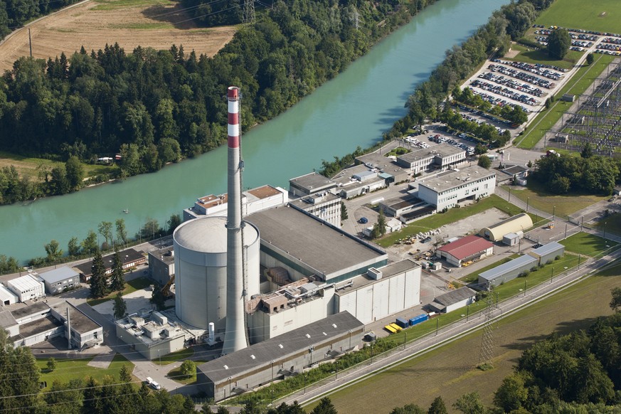 ARCHIVBILD ZUR GESTRIGEN STOERUNG IM AKW MUEHLENBERG, DIE ZU EINER ABSCHALTUNG DES REAKTORS FUEHRTE, AM MITTWOCH, 7. MAERZ 2018 - Das Kernkraftwerk Muehleberg an der Aare bei Bern am Donnerstag, 9. Au ...