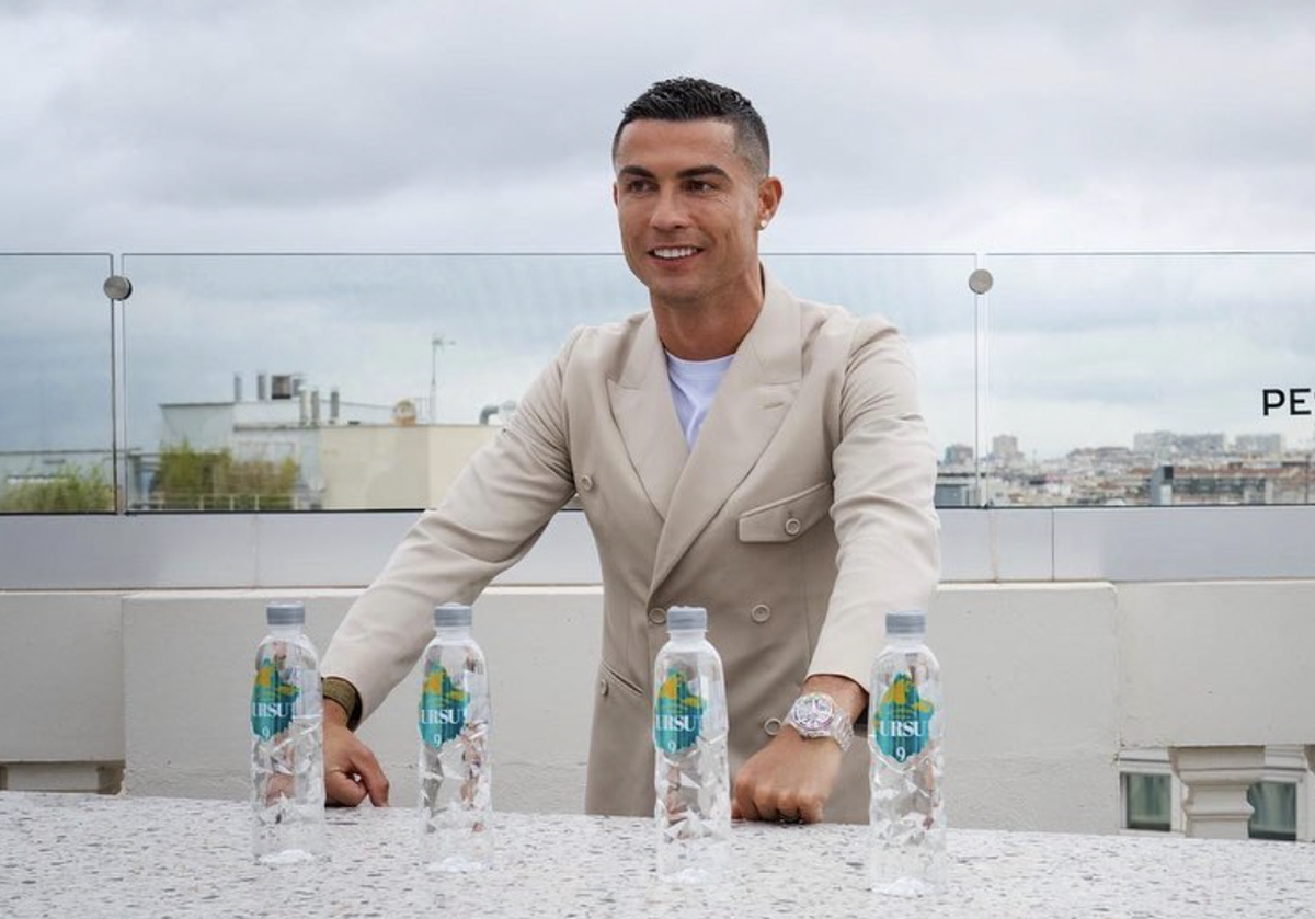 Cristiano Ronaldo lance l'eau «URSU9»: une arnaque?