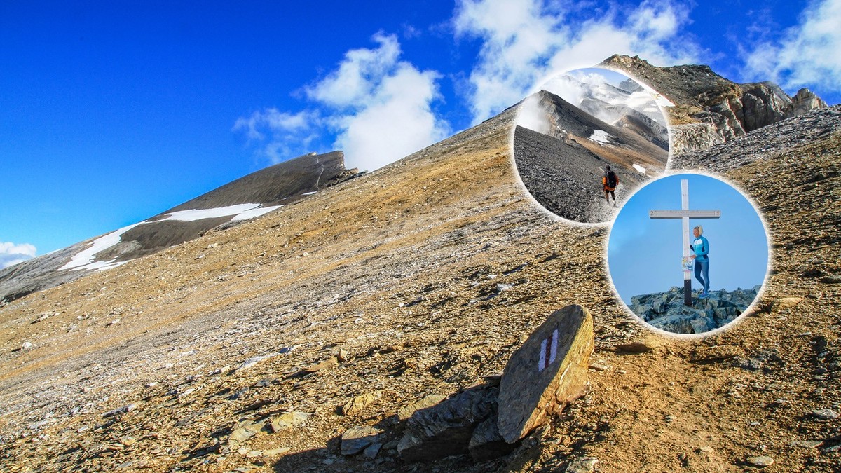 Wanderwege auf über 3000 Metern. Diese Gipfel kannst du erreichen