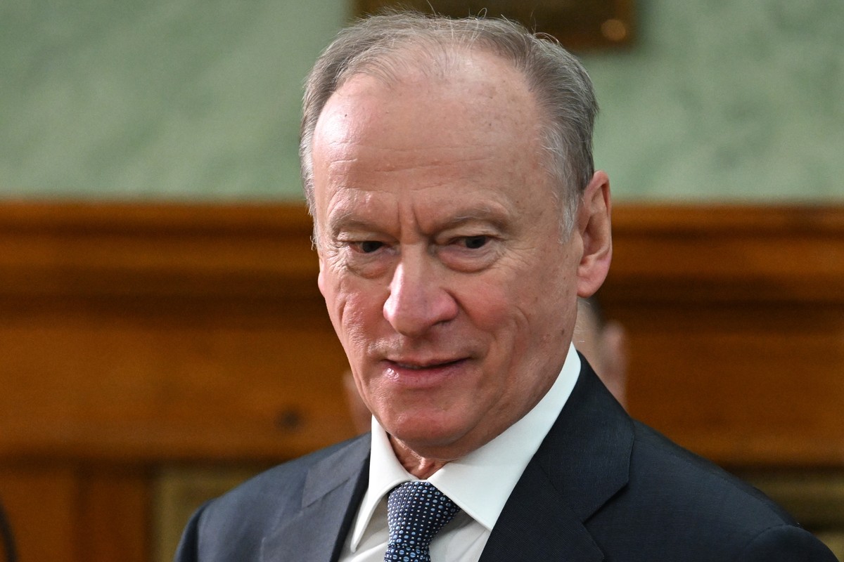 FILE - Secretary of the Security Council of the Russian Federation Nikolai Patrushev speaks to the media after a meeting of the Prosecutor General's Office Board with Russian President Vladimir P ...