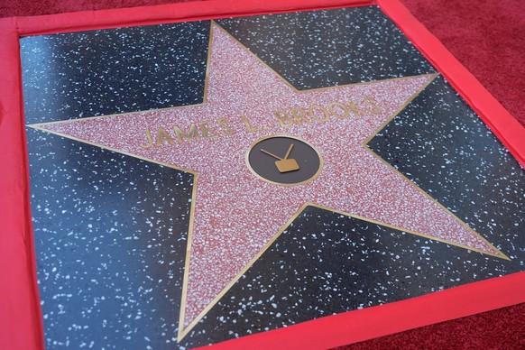 A view of James L. Brooks&#039; new star on the Hollywood Walk of Fame on Thursday, Dec. 11, 2025, in Los Angeles. (AP Photo/Chris Pizzello)