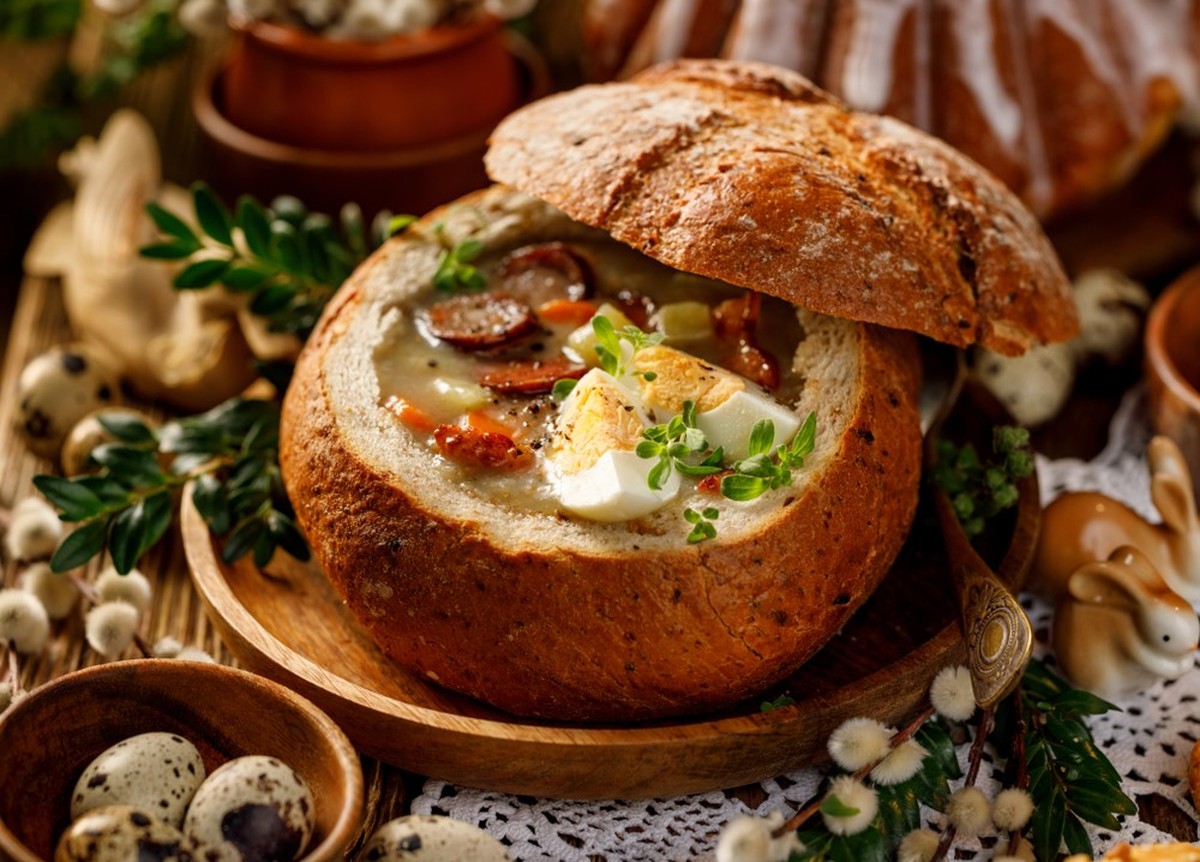 Polen zurek saure suppe ostern essen kochen food
