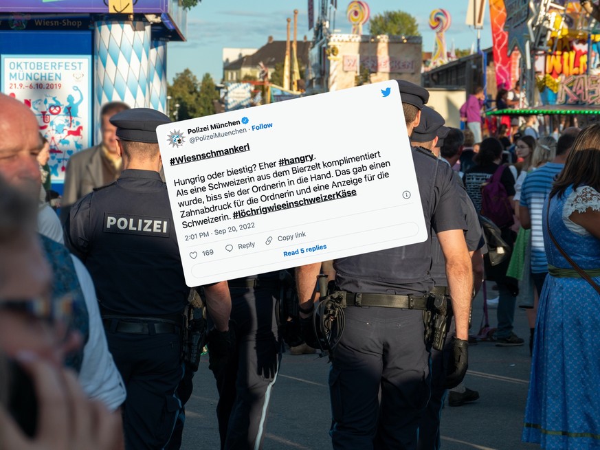 Die Münchner Polizei ist bekannt für ihre #Wiesnwache-Tweets.