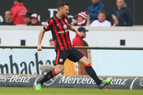 Seferovic feiert nach seinem achten Saisontreffer.&nbsp;