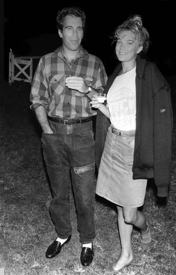 ARCHIVE 1985 Former Miss Sweden, Eva Andersson with her fiancÃ Jeffrey Epstein in 1985. SWEDEN x3001x *** ARCHIVE 1985 Former Miss Sweden, Eva Andersson with her fiancé Jeffrey Epstein in 1985 SWEDEN  ...