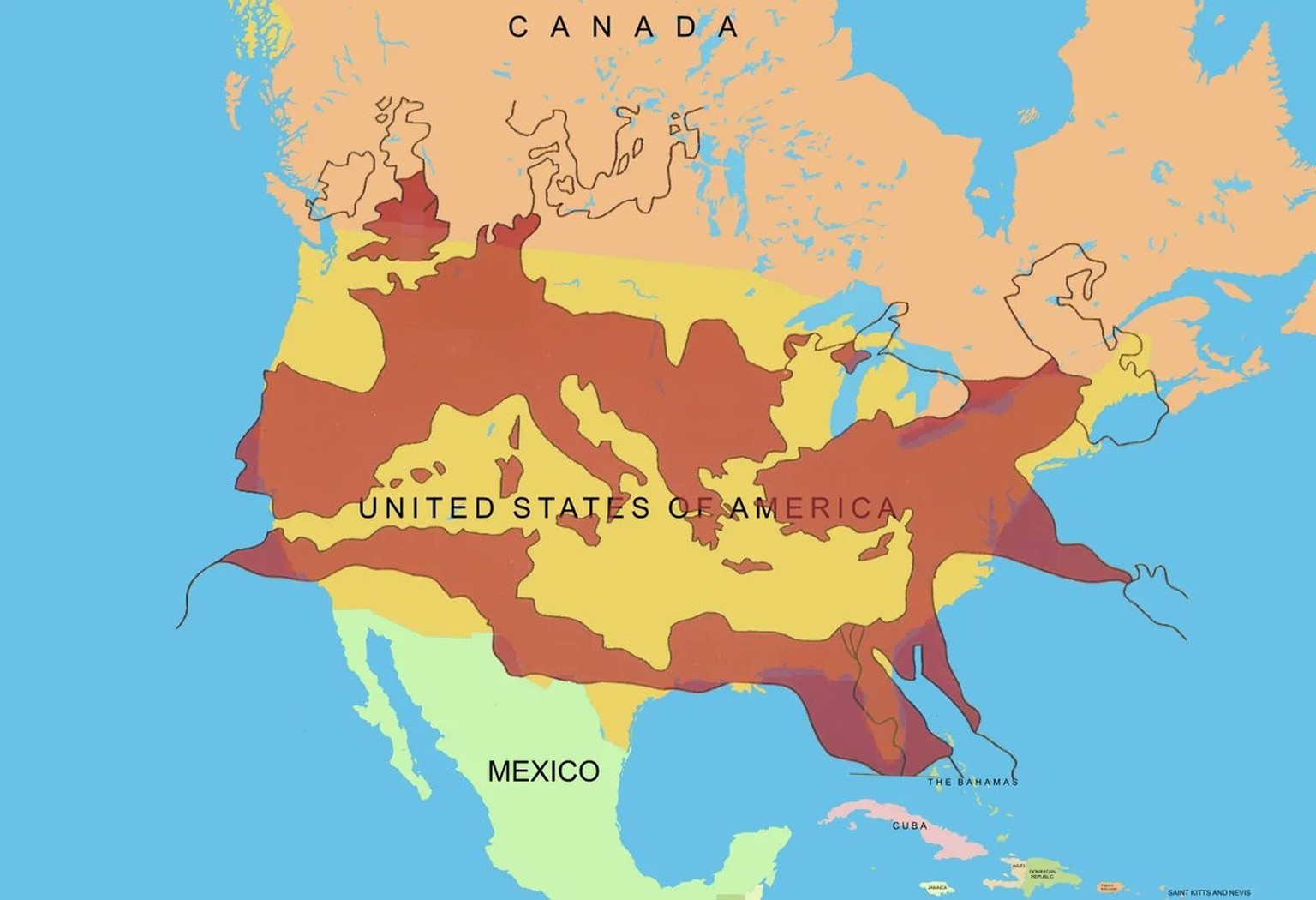 The size of the Roman Empire at its height compared to the United States
https://x.com/tradingMaxiSL/status/1823742422658044325/photo/1