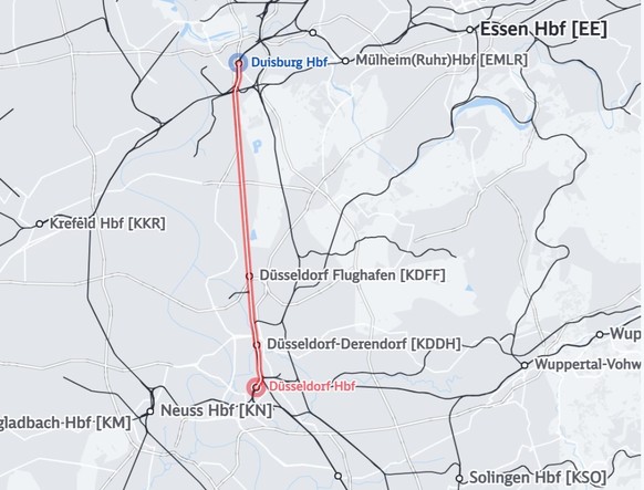 Brand in einem Tunnel der Deutschen Bahn, 31.07.2025