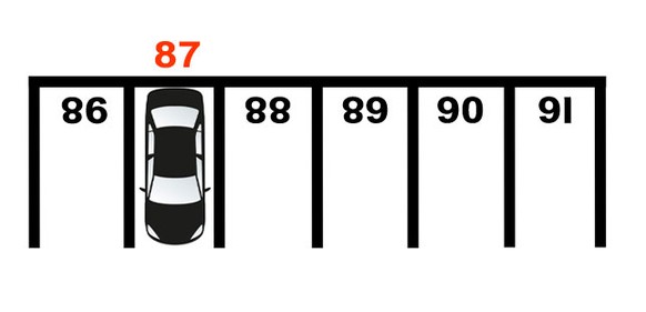 Rätsel: Auf welcher Nummer parkiert das Auto?