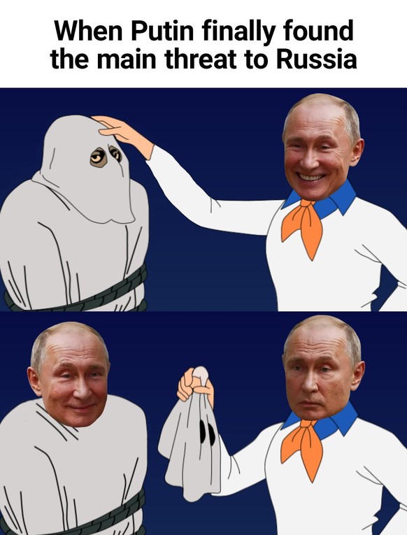 «Als Putin endlich die Hauptbedrohung für Russland fand.»