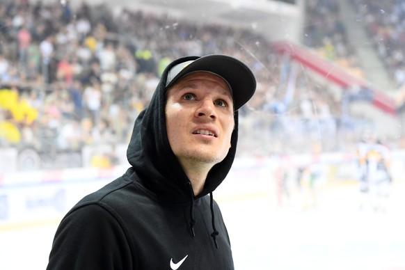 Lugano’s player Damien Brunner during the preliminary round game of National League A (NLA) Swiss Championship 2016/17 between HC Lugano and HC Ambri Piotta, at the ice stadium Resega in Lugano, Switz ...