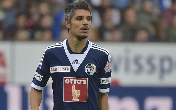 25.05.2015; Luzern; Fussball Super League - FC Luzern - FC Zuerich; Cristian Ianu (Luzern) (Martin Meienberger/freshfocus)