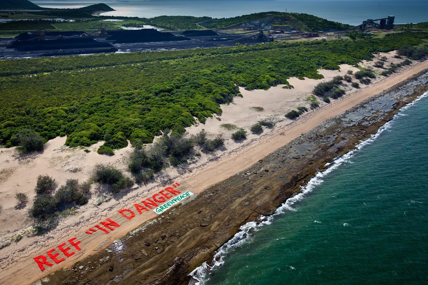 Greenpeace-Proteste im Februar 2014.