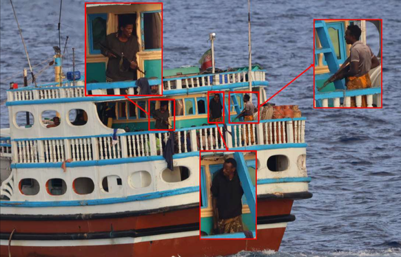 #INSSumitra Carries out 2nd Successful #AntiPiracy Ops – Rescuing 19 Crew members &amp; Vessel from Somali Pirates.
Having thwarted the Piracy attempt on FV Iman, the warship has carried out another s ...
