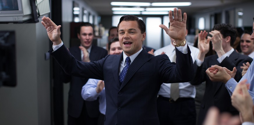 Leonardo DiCaprio in einer Szene des Films «Wolf of Wall Street»<br data-editable="remove">