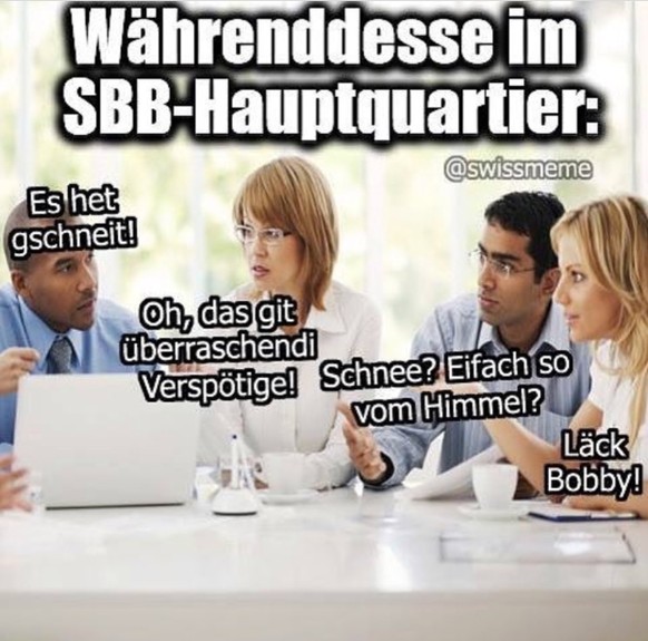 Schnee-Probleme: SBB-Störung in Lenzburg ++ A1 mehrere Stunden gesperrt 
🙃🙃