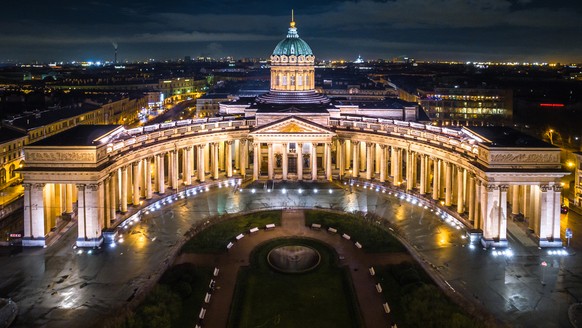 Hier hätte womöglich ein Anschlag stattfinden sollen: Blick auf die Kasaner Kathedrale in St.Petersburg.