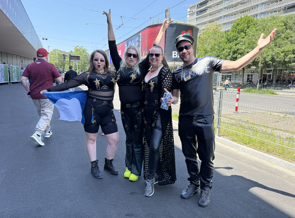 ESC Fans Donnerstag zweiter Halbfinal St. Jakobshalle