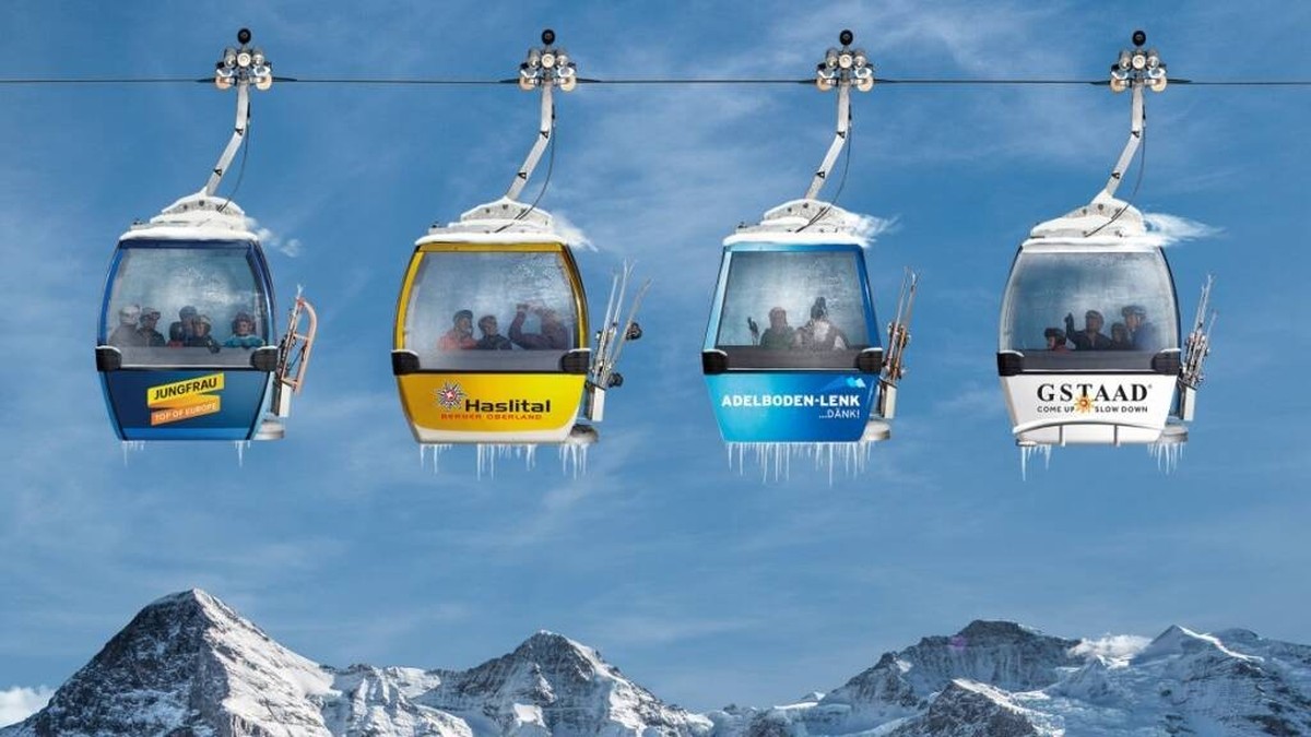 Top4 Top 4 Skigebiete Gstaad (bald nicht mehr), Adelboden-Lenk Adelboden Lenk, Haslital, Jungfrau