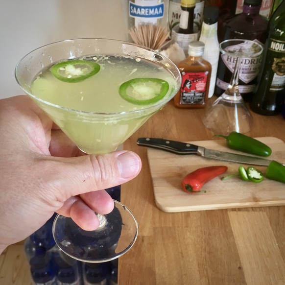 cucumber martini jalapeno martini cocktails trinken gin wodka drinks alkohol baroni