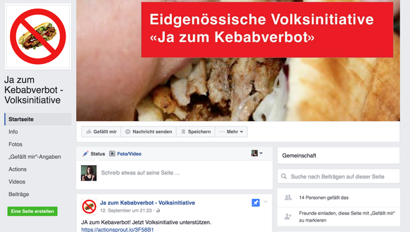 Auf Facebook hat die Seite 14 Likes.