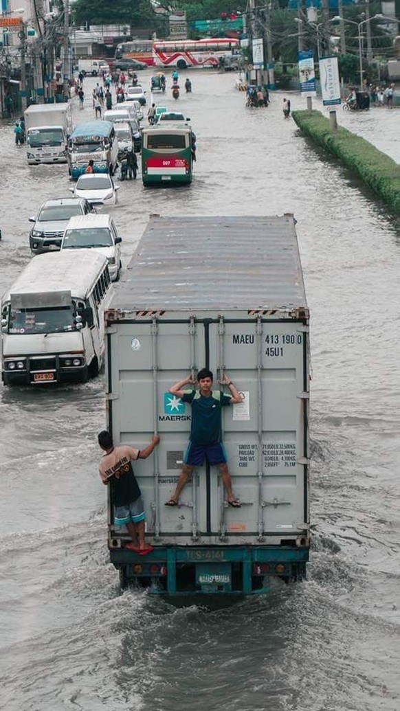 Hochwasser Regenflut