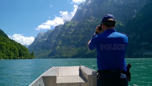 Seepolizei Glarus Walensee Symbolbild