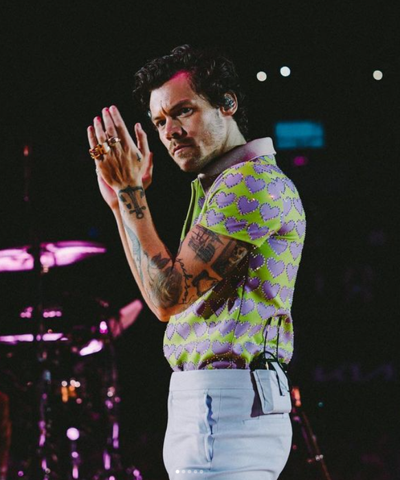 Harry Styles im Granpa Core